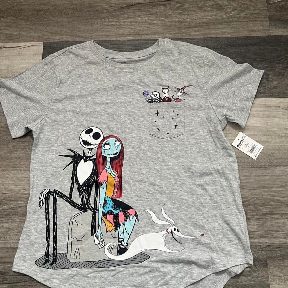The-nightmare-before-christmas Women's Grey T-shirt